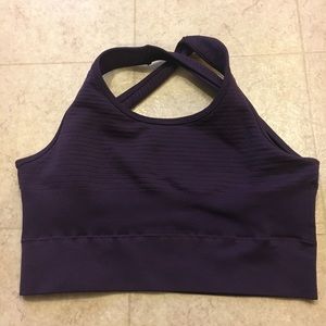 Alphalete plum sports bra